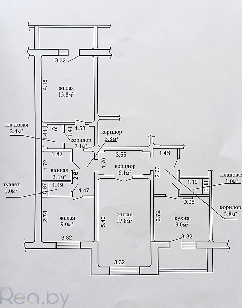 3-к квартира - Фаниполь, Дзержинский р-н район,  В продаже