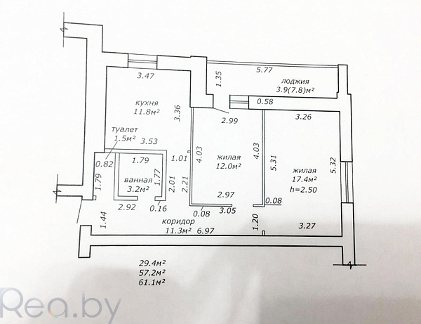 2-к квартира - деревня Наровчизна,  В продаже