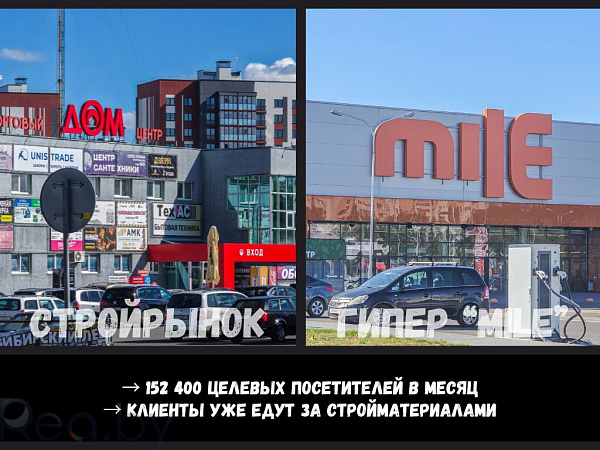 Торговые помещения 373 кв.м., Брест,  В продаже