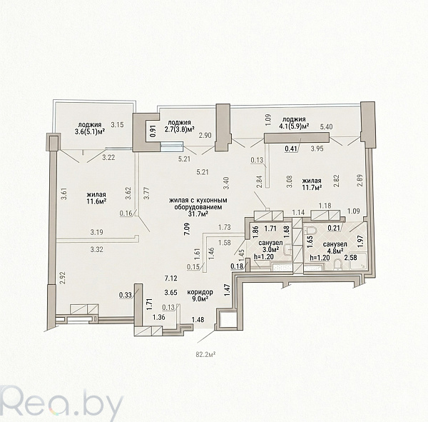 3-к квартира - Минск, Октябрьский район,  В продаже
