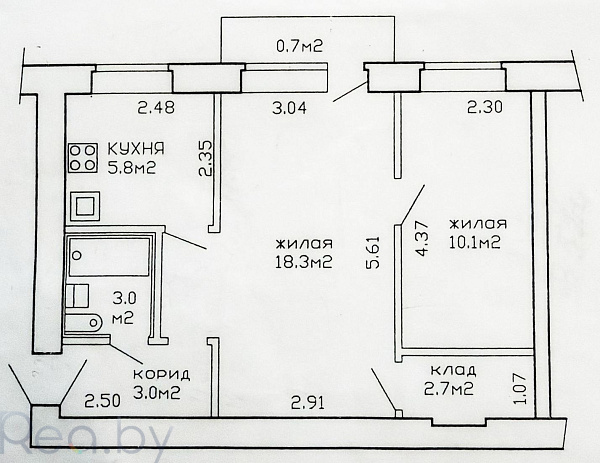2-к квартира - Минск, Первомайский район,  В продаже