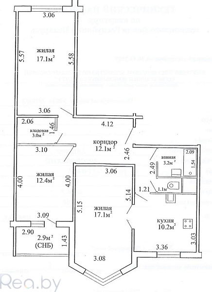 3-к квартира - Минск, Московский район,  В продаже